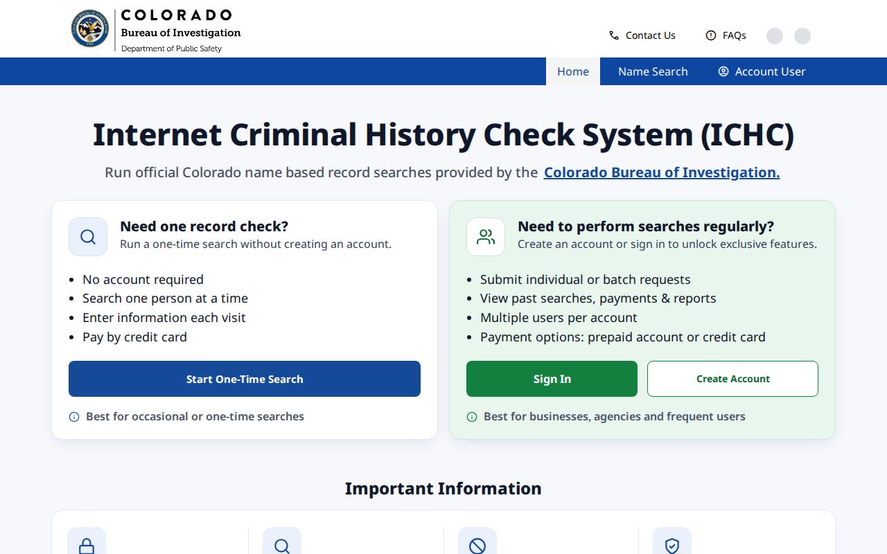 Rio Blanco County criminal court records CBI history search